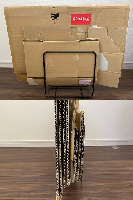 ダンボールを収納しておける ダンボールストッカー が便利です 3コインズ Kosodate Love