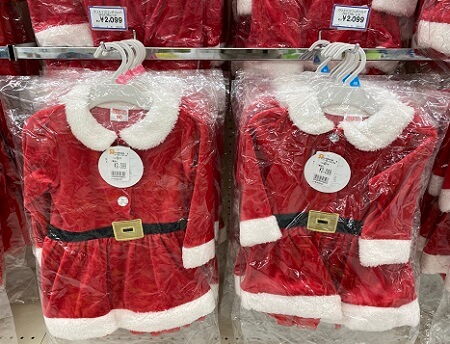 クリスマス衣装 サンタクロース衣装 100均 ドン キホーテ しまむら他 Kosodate Love